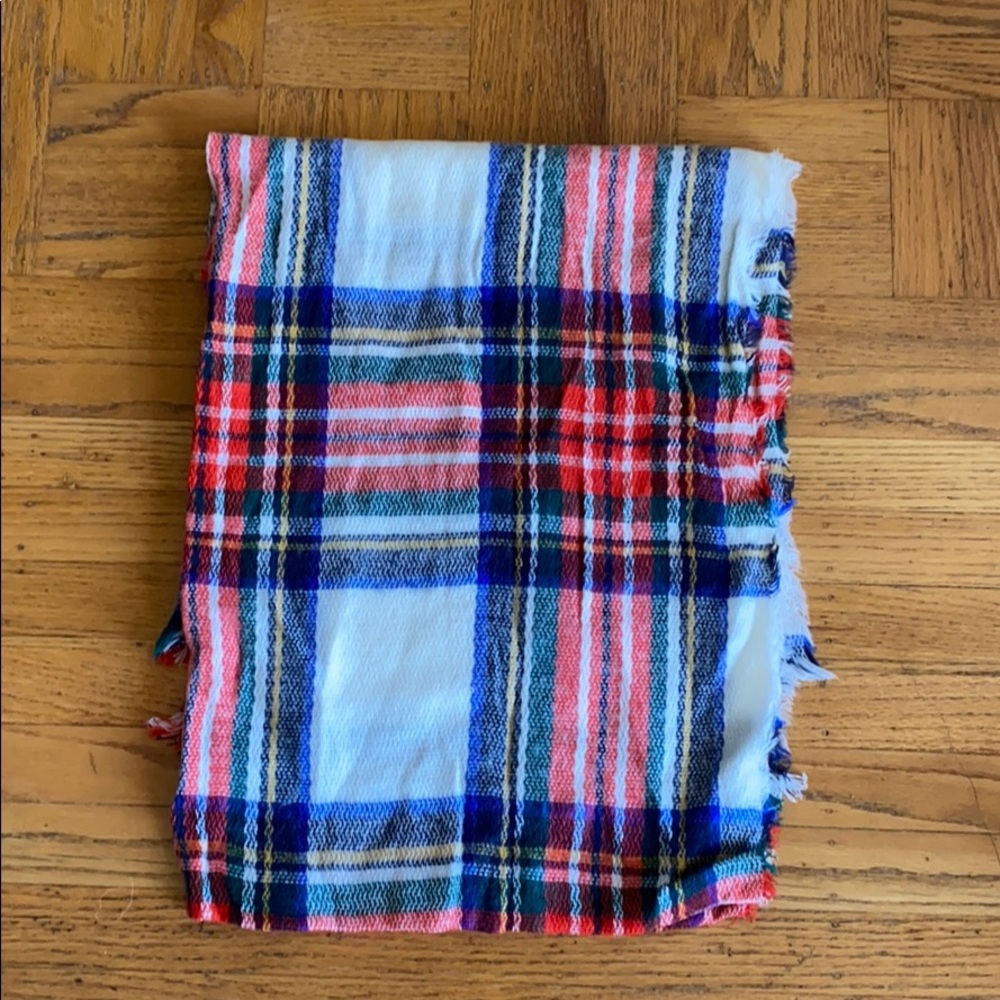 Soft flannel scarf